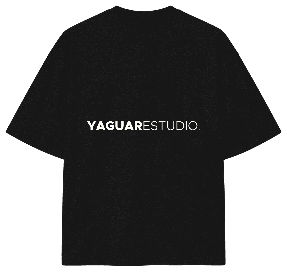 Remera Oversize Buen Día Negro